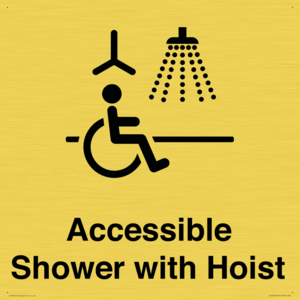 Accessible Shower with Hoist